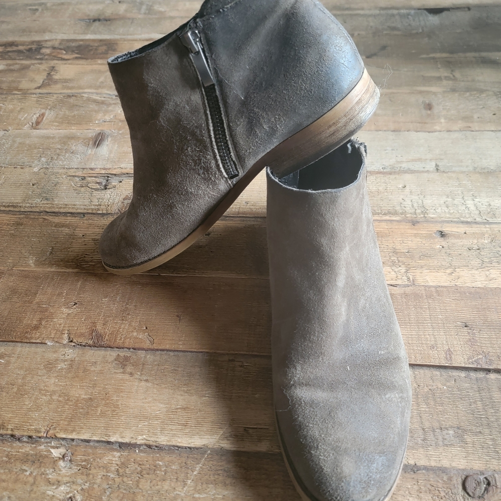 Franco Sarto Brown Ankle Boots